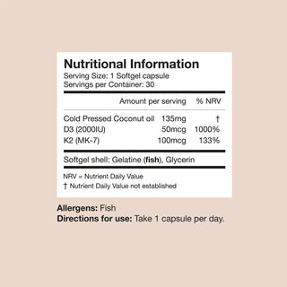 Correxiko Vitamin D3 + K2