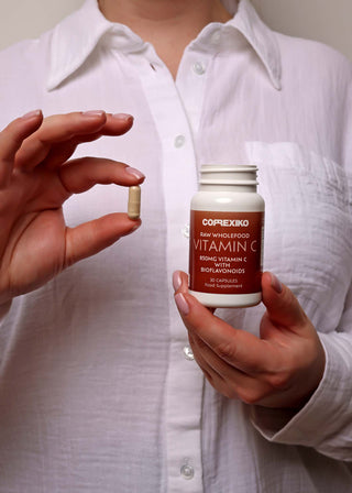 Correxiko Raw Vitamin C Capsules - 850mg, Vegan