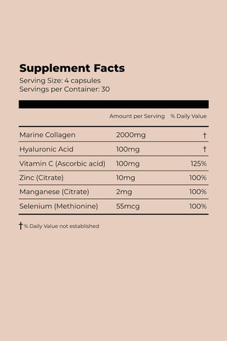 60 Day Marine Collagen Capsules / Tablets